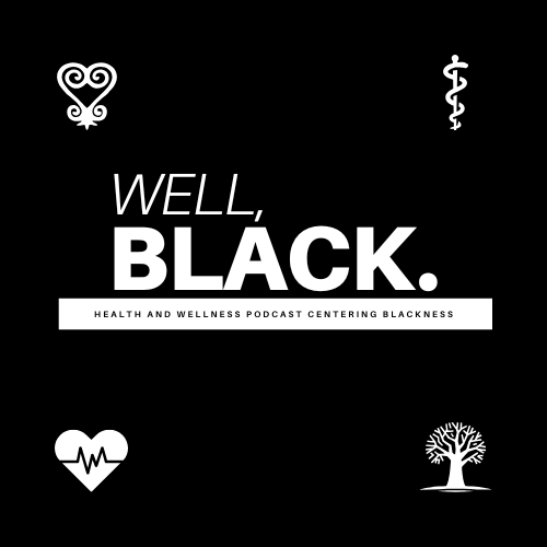 Well, BLACK. logo